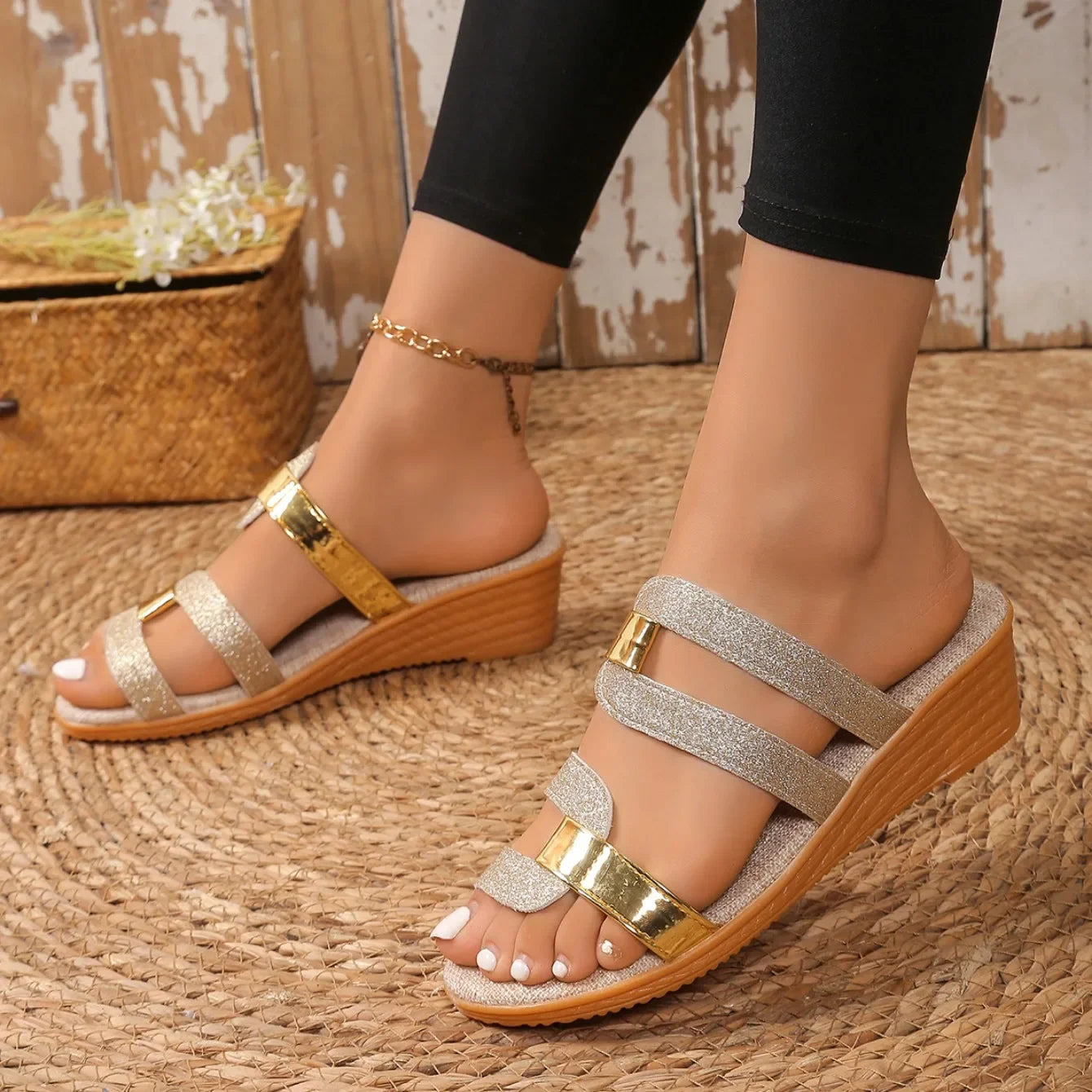 Liora Glare Sandals