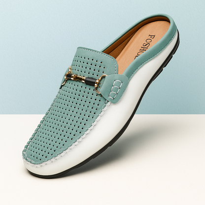 Delvani Leather Mules