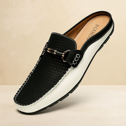 Delvani Leather Mules