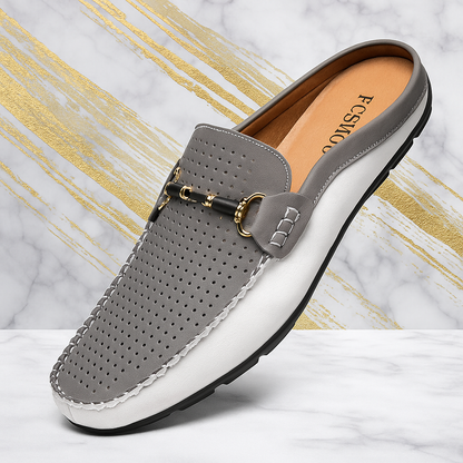 Delvani Leather Mules