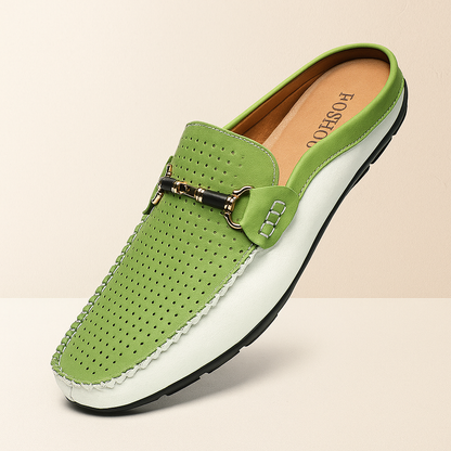 Delvani Leather Mules