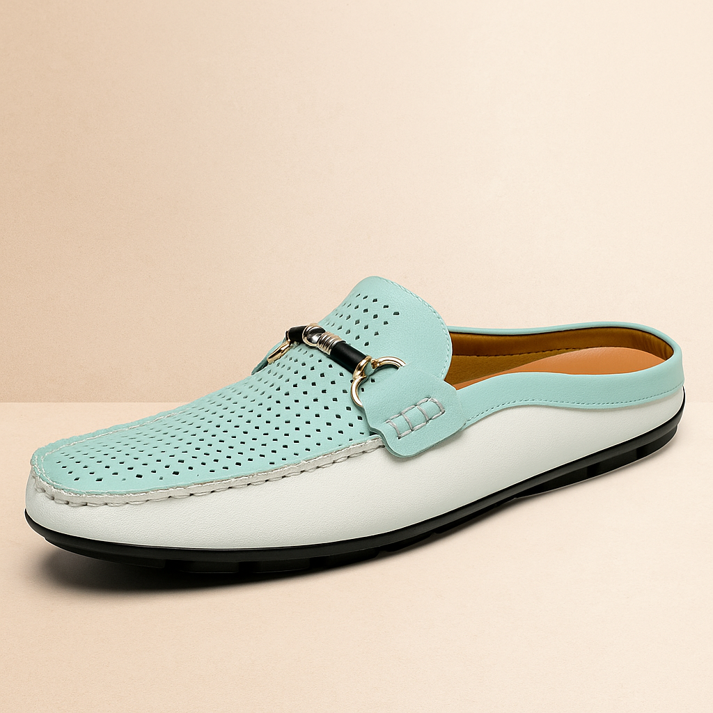 Delvani Leather Mules
