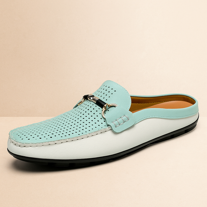 Delvani Leather Mules