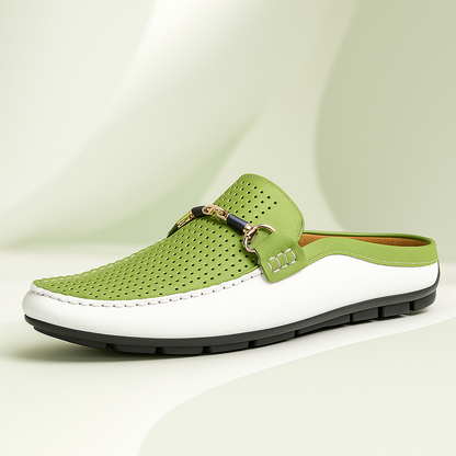Delvani Leather Mules