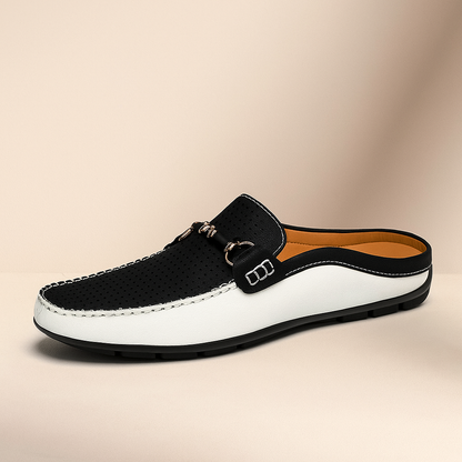 Delvani Leather Mules