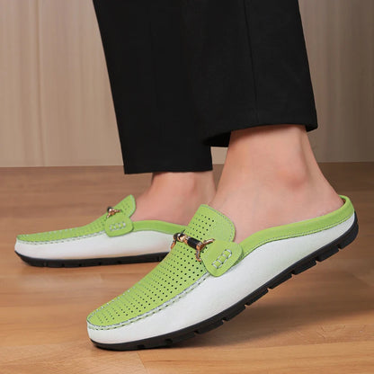 Delvani Leather Mules