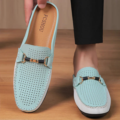 Delvani Leather Mules