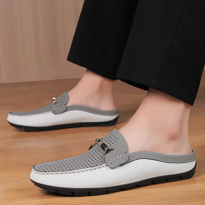 Delvani Leather Mules