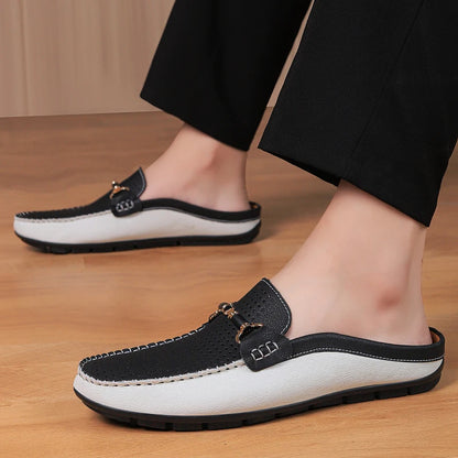 Delvani Leather Mules