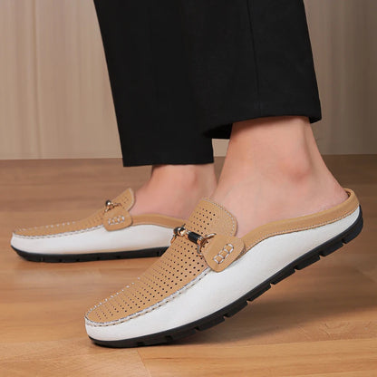 Delvani Leather Mules